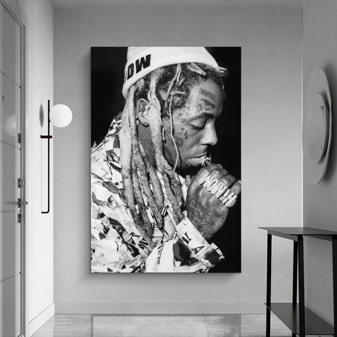 Lil Wayne Canvas poster Painting Posters And Prints Living Etsy