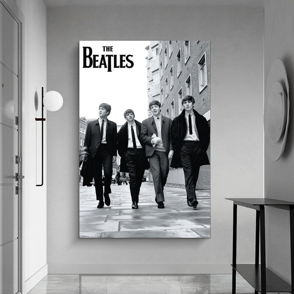 The Beatles poster Canvas Painting Posters And Prints Living Etsy