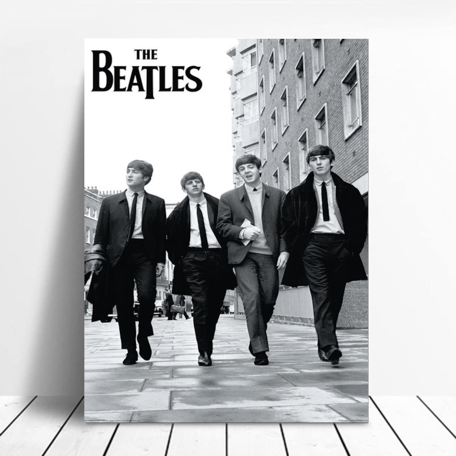 The Beatles poster Canvas Painting Posters And Prints Living Etsy