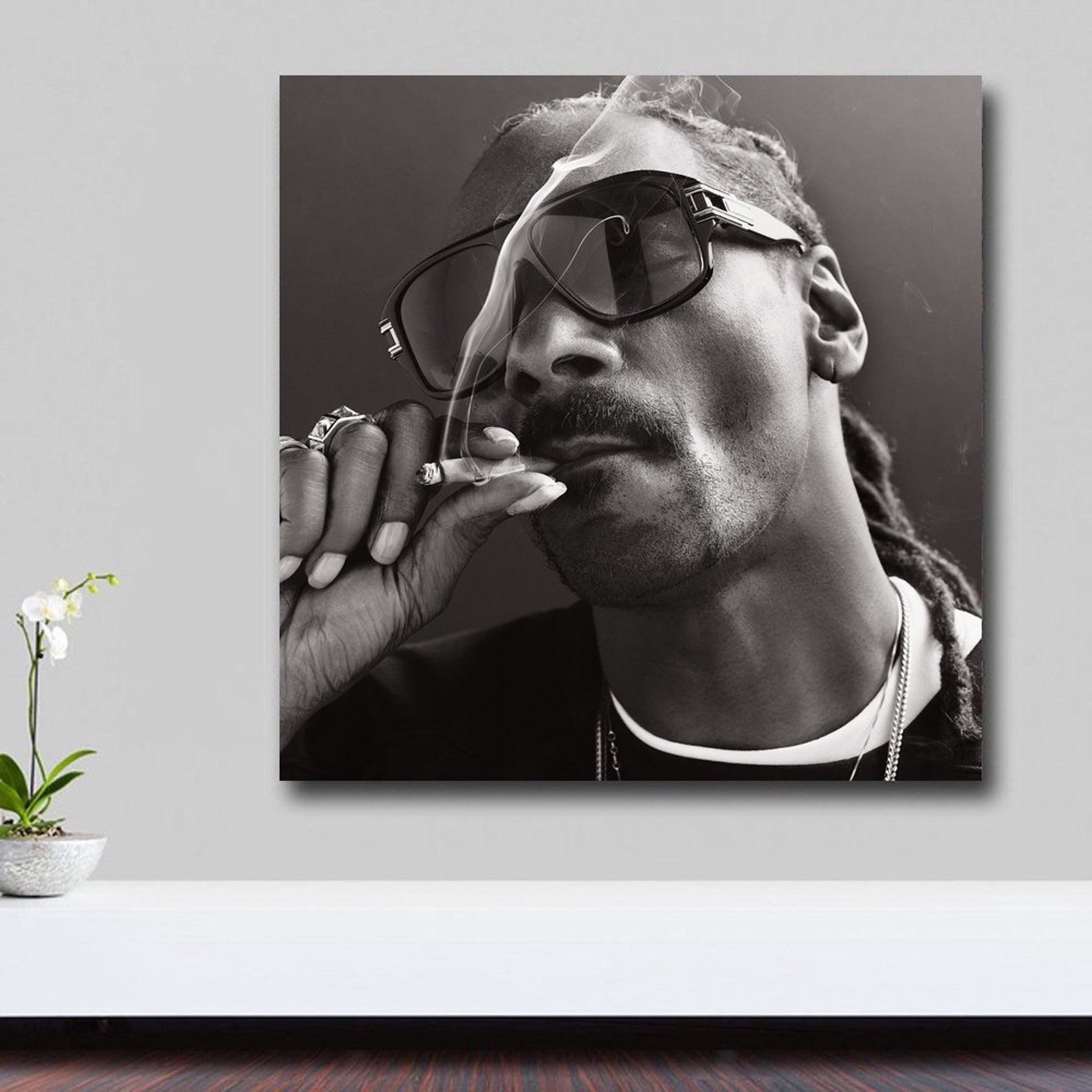 Celebrity black and white portrait Canvas Painting Posters And Etsy