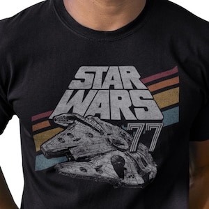 Star Wars Millenium Falcon 77 Tshirt, Mens and Womens Tshirts, Star Wars Fan Gift