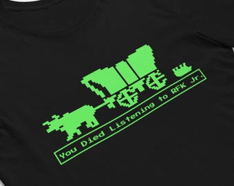 Oregon Trail Rolig T-shirt Anti RFK Jr Björn Central Park Story Anti Trump T-shirt