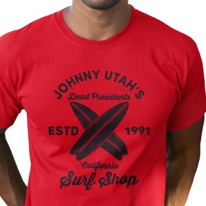 Point Break Johnny Utah&#39;s Surf Shop T-Shirt: 90s Movie Tee