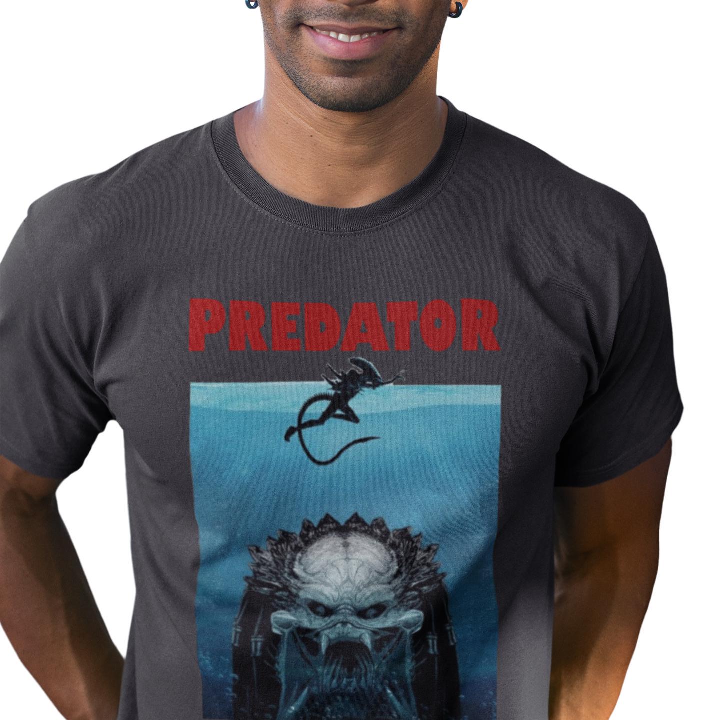 Funny Movie T-shirts Alien Vs Predator Jaws Unique Movie Poster - Etsy