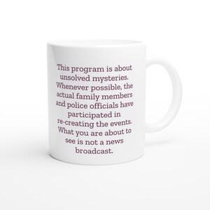 Unsolved Mysteries Robert Stack Mug image 3