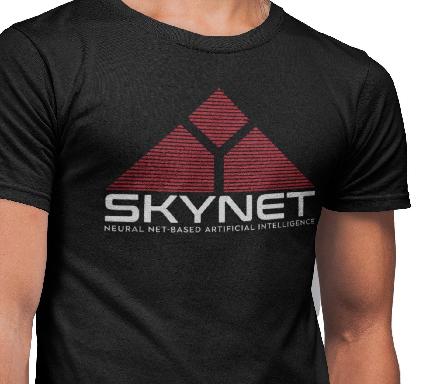 Oprør Utænkelig statisk Skynet Terminator Logo T-shirt - Etsy