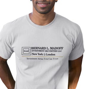 Bernie Madoff Funny Investment Accounting Gift for Stock Brokers Financial Advisors