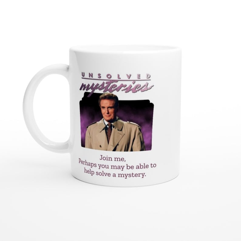 Unsolved Mysteries Robert Stack Mug image 2