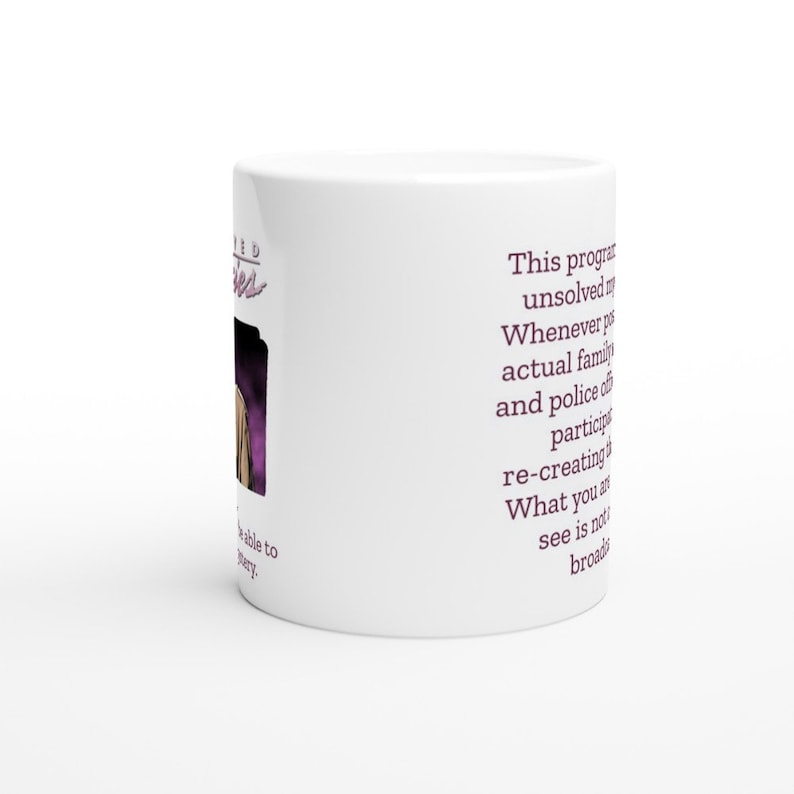 Unsolved Mysteries Robert Stack Mug image 5