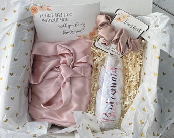 Caja de propuesta de dama de honor, túnica de dama de honor personalizada, ¿serás mi dama de honor?, caja de regalo de propuesta de dama de honor, caja de regalo de dama de honor
