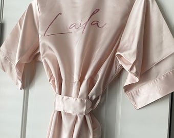 Custom Silk Robe - Etsy