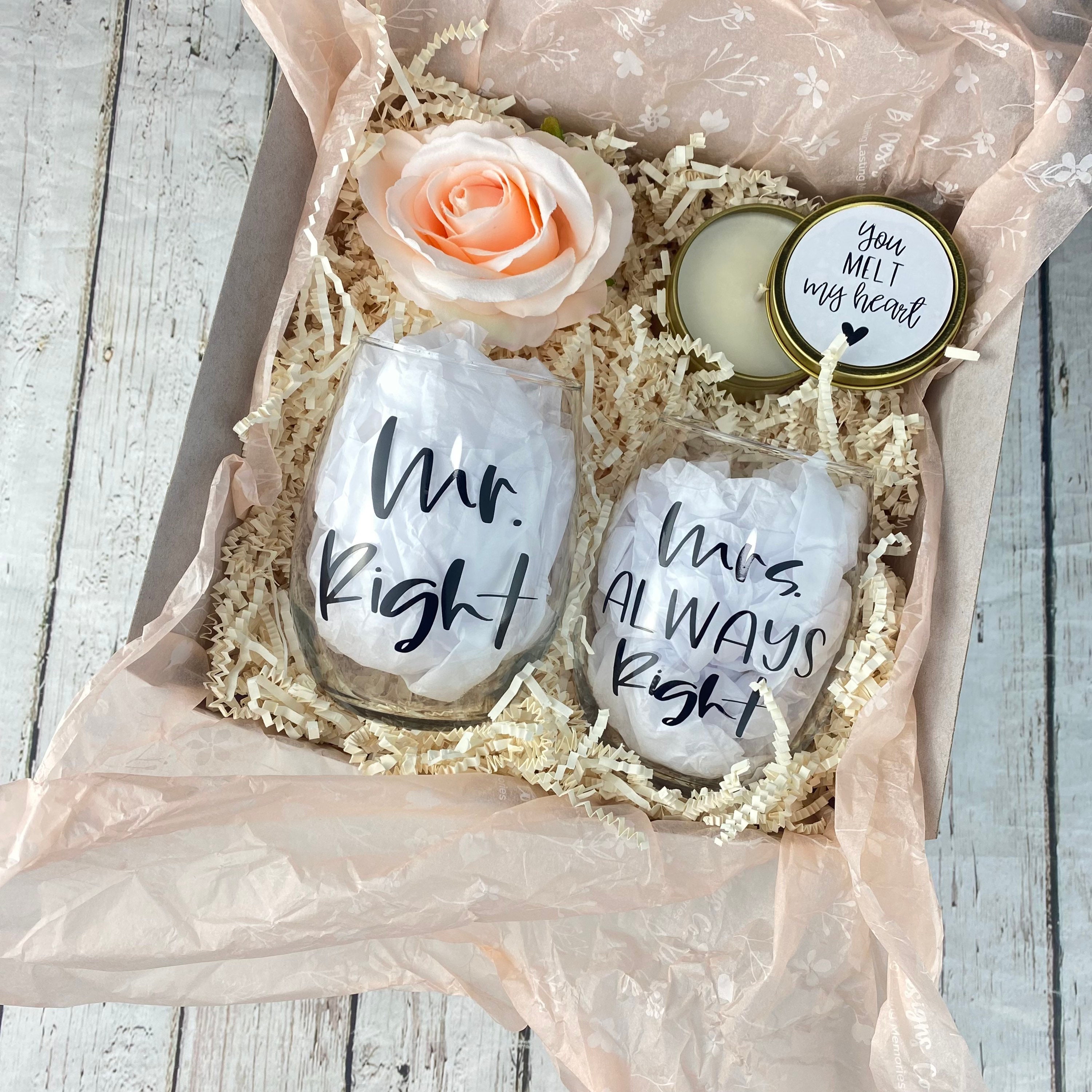 Anniversary Gift Set for couple Personalized Couples gift Etsy