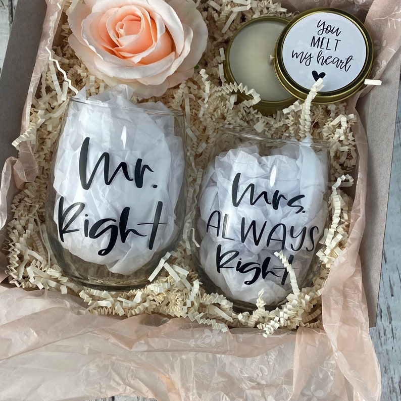 Anniversary Gift Set for Couple Personalized Couples Gift Etsy