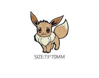 Patch do Eevee, patch termocolante de Pokémon, patch de anime, patch de desenho animado, patch para bolsa, patch para jaqueta, adesivo de Pokémon, cosplay, fantasia infantil, presentes