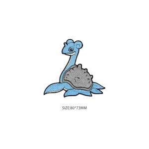Lapras patch Pokemon opstrijkbare patch naai de patch anime cartoon patch tas patch jack patch Pokemon sticker Cosplay kinderkostuum geschenken