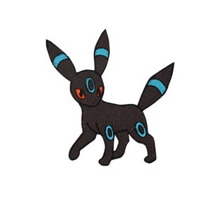 Shiny Umbreon patch Pokemon opstrijkbare patch naai de patch anime cartoon patch tas patch jack patch Pokemon sticker Cosplay kinderkostuum geschenken