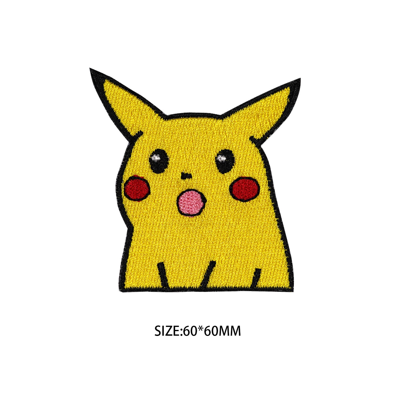 Pikachu Iron on Patch Pokemon Cloth Stickers Sew Embroidery