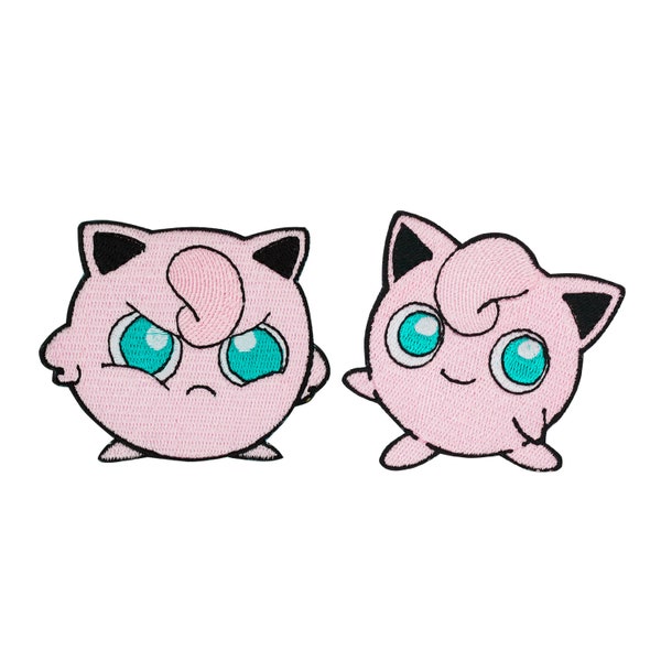 Jigglypuff patch Pokemon iron on patch sew on patch anime cartoon patch bag patch jack patch Pokemon decal Cosplay kids costume gifts