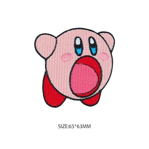 Kirby Patch Pokemon Eisen auf Patch Nähen auf Patch Anime Cartoon Patch Tasche Patch Jack Patch Pokemon Aufkleber Cosplay Kinder Kostüm Geschenke