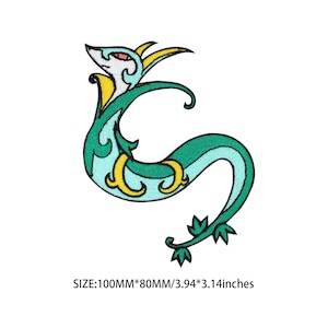 Serperior patch Pokemon opstrijkbare patch Naai de patch anime cartoon patch tas patch jack patch Pokemon sticker Cosplay kinderkostuum verjaardag
