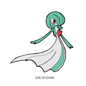 Gardevoir patch Pokemon ijzer op patch naaien op patch anime cartoon patch bag patch jack patch Pokemon decal Cosplay kinderen kostuum geschenken