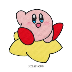 Kirby patch Pokemon iron on patch sew on patch anime cartoon patch bag patch jack patch Pokemon decal Cosplay kids costume gifts