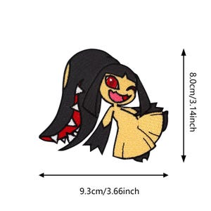 Mawile patch Pokemon iron on patch sew on patch anime cartoon patch bag patch jack patch Pokemon decal Cosplay kids costume gifts