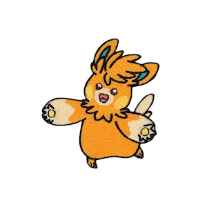 Pawmot patch Pokemon iron on patch sew on patch anime cartoon patch bag patch jack patch Pokemon decal Cosplay kids costume gifts