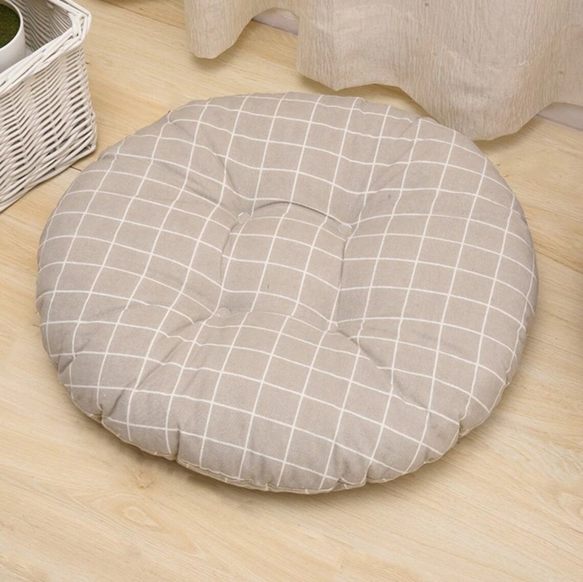 Chair Pad Round Seat Pads Dine Chair Cushion Outdoor Etsy