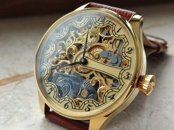 skeleton watch omega