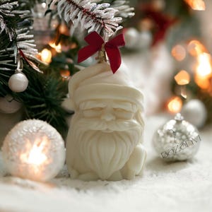 Santa Claus Candle, St. Nicholas Candle, Christmas Candles, Holiday Candle, Christmas Gift, Christmas Decor, New Year candles