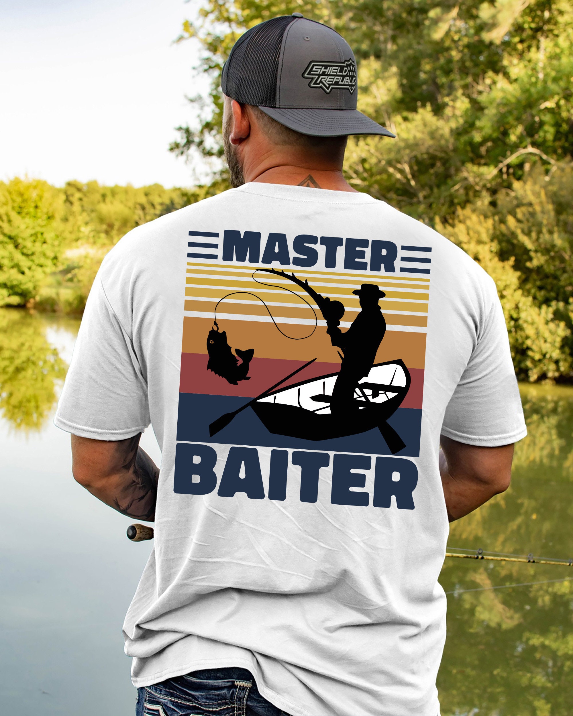 Funny Fishing Trucker Hat, Master Baiter, Fishing Gift, Fisherman Gift,  Gift for Dad, Gift for Husband, Gift for Grandpa Brother, Fisherman 