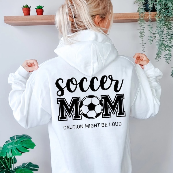 Soccer Mom SVG | PNG | EPS File, Caution Might Be Loud, Soccer Svg, Mom Life Svg, Soccer Mom Shirt Svg, Mom Svg File For Digital Download