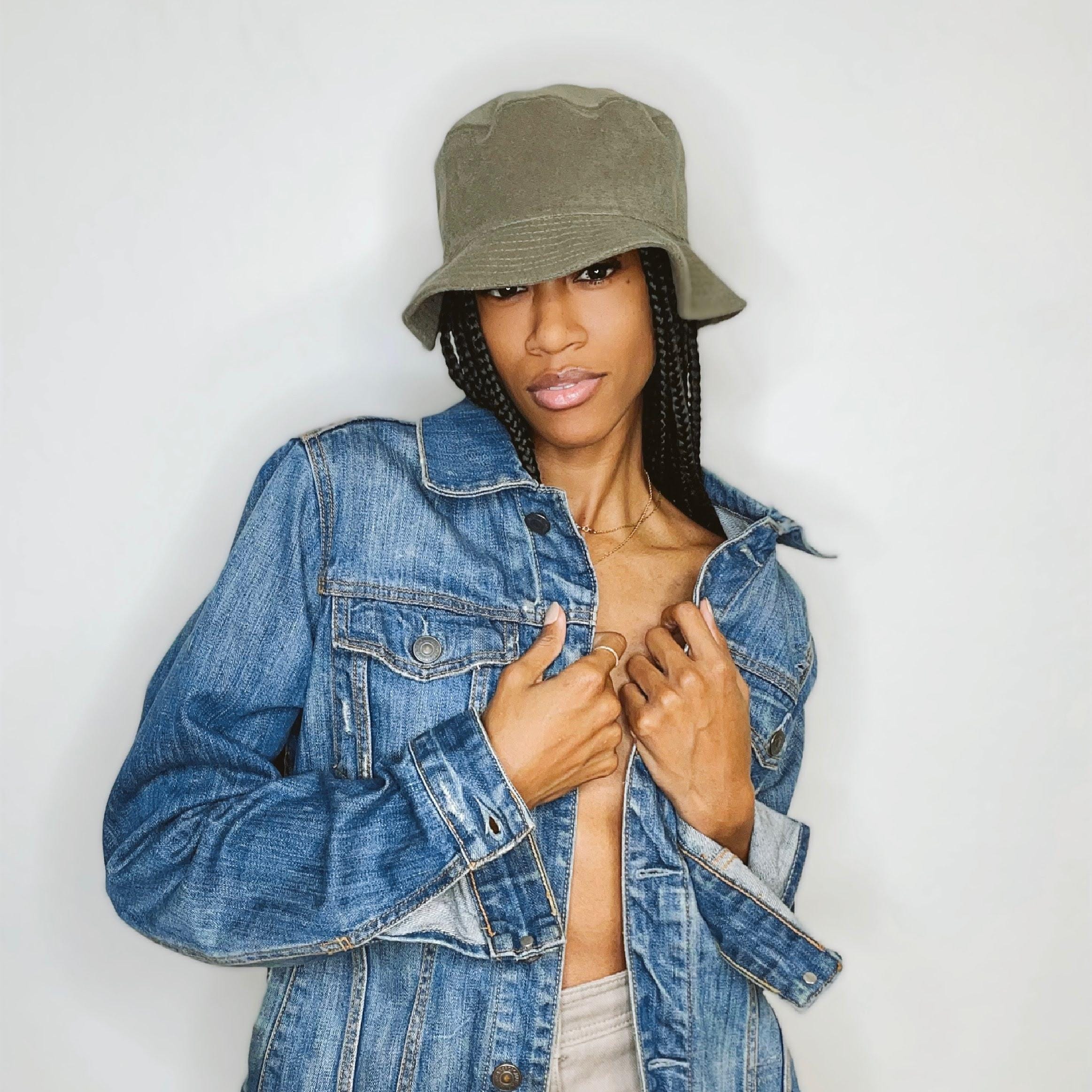 Terry Cloth Towel Bucket Hat - Etsy Canada display picture 2