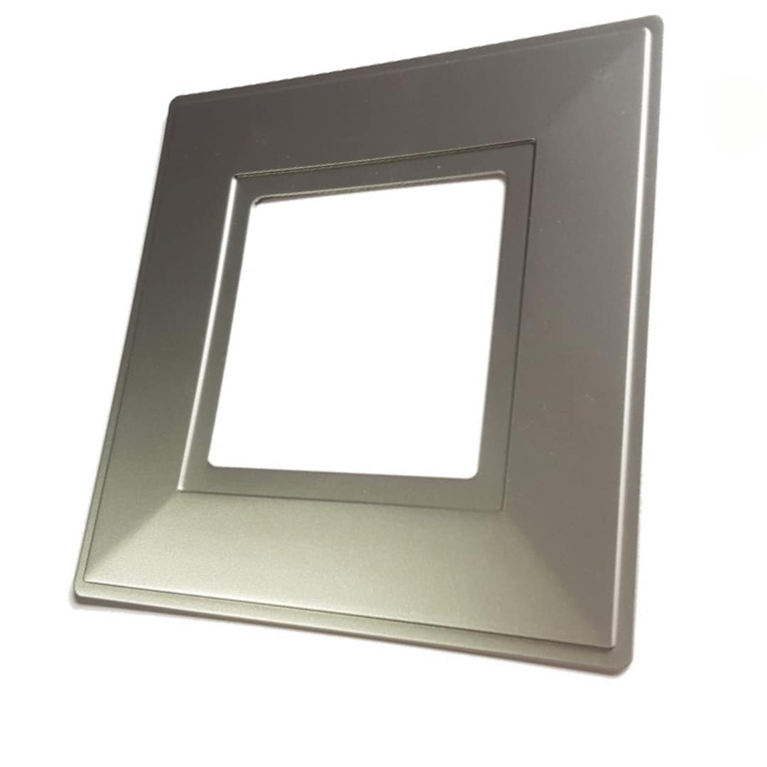 Silver Finger Plates Light Switch Single and Double Plug Socket
