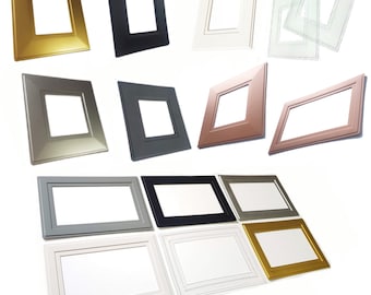 Light Switch Surround Single and Double Plug Socket Finger Plate Panel | Hygienic Cover