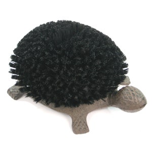 Cast Iron Turtle Boot Brush for Outdoor Shoes: Wellingtons, Football Boots, Golf Shoes, Hiking Boots. Rustic Design