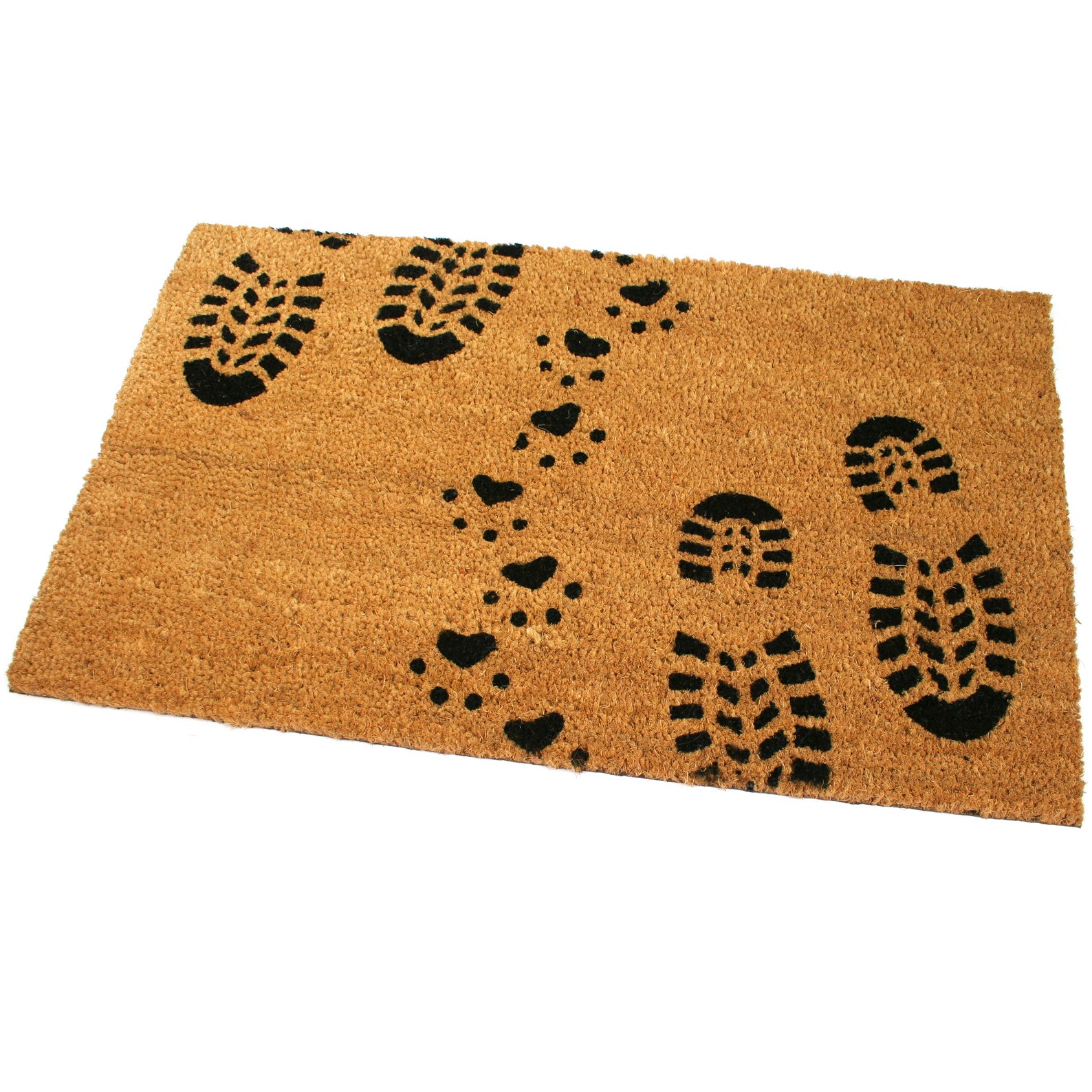 Large Thick Decorative Patterned Coir Door Mats With Boot & Etsy