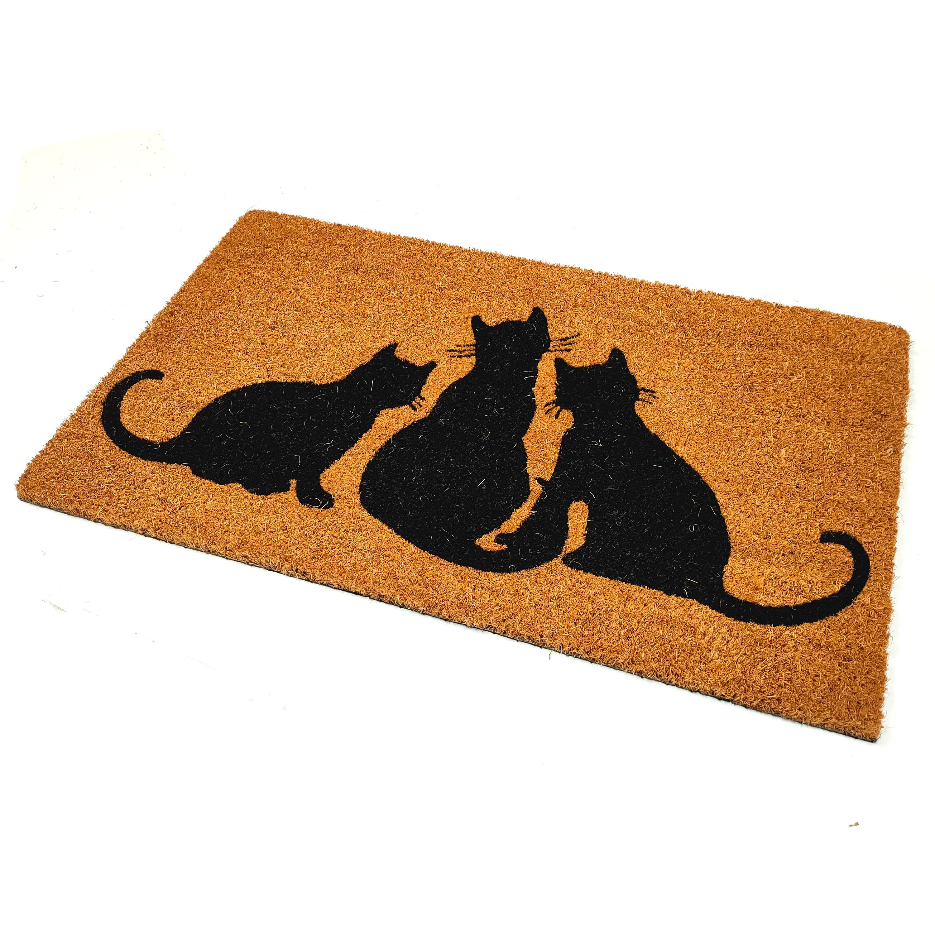 Large Thick Decorative Patterned Coir Door Mats with Nature Etsy