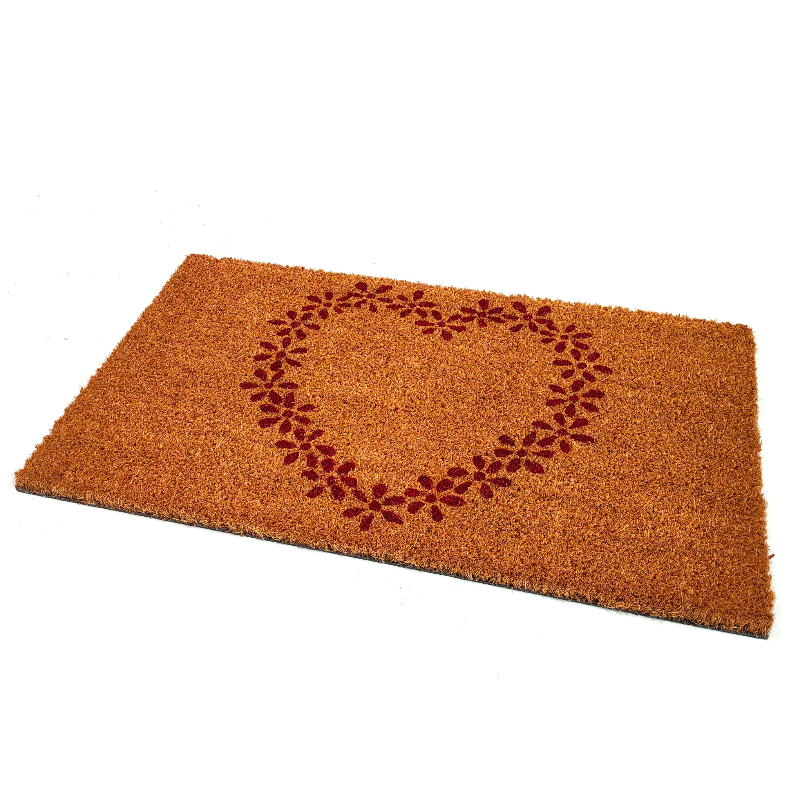 Large Thick Decorative Patterned Coir Door Mats with Nature Etsy