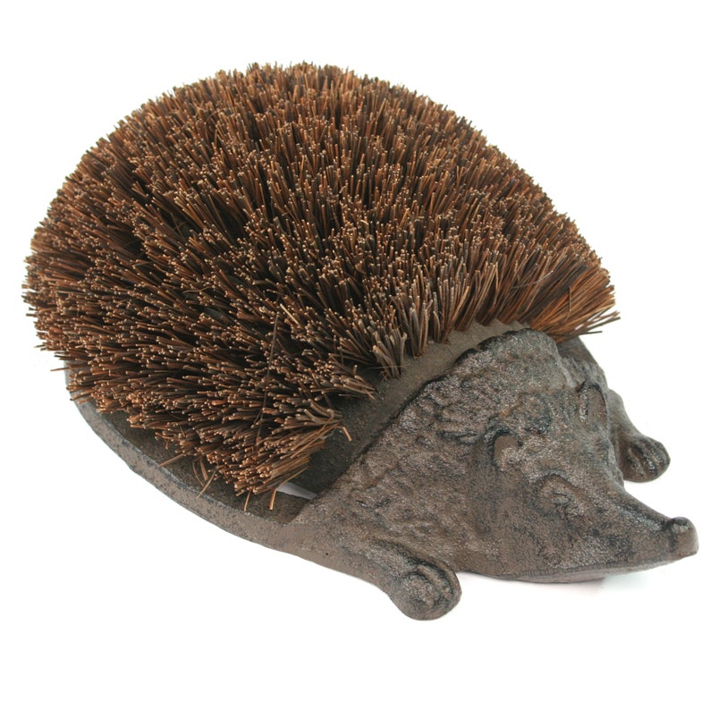 hedgehog boot scraper
