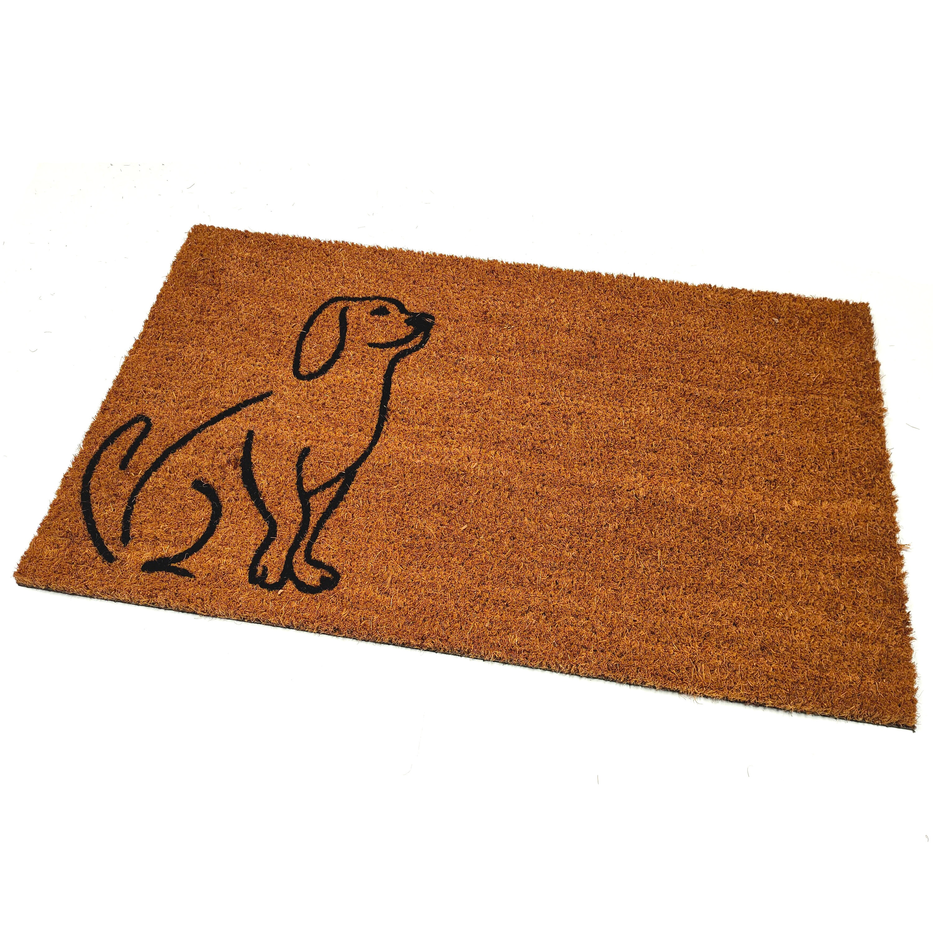 Large Thick Decorative Patterned Coir Door Mats With Nature Etsy UK