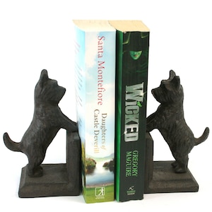 Cast Iron Bookends. A Set of 2 Dogs Playing. image 5