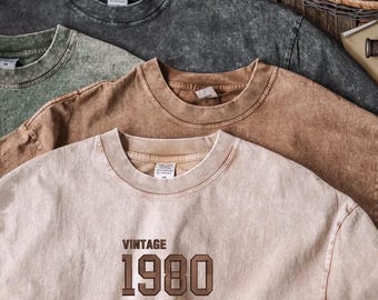 Custom T Shirt Personalized Embroidered T-Shirts Embroidered Tee Vintage Top Embroidered Tshirt Gift for Him Personalized Gifts 24030901