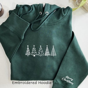 Aangepaste hoodie, aangepaste hoodie voor kerst, geborduurde hoodie, hoodie met teamlogo, gepersonaliseerde hoodie, hoodie met jouw tekst 24103002