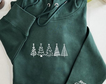 Personalisierter Hoodie, Personalisierter Weihnachts Hoodie, Bestickter Hoodie, Team Logo Hoodie, Personalisierter Hoodie, Ihr Text Hoodie 24103002