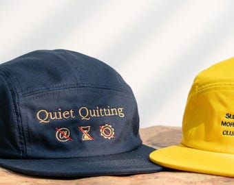 Custom Flat Brimmed Hat, Five Panel Hats for Men, Personalized Dad Hat, Embroidered Snapback Hat, Vintage Style Cap 25100902