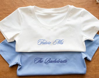Custom Future Mrs Baby Tee,Bride to Be T-Shirt,Engagement Gift,Bachelorette Party Tank,Bridal Shower Gift FF1604