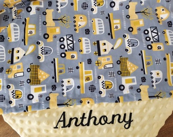 Baby blankets personalized baby boy Blanket vehicle blanket baby shower gift newborn Baby Blanket Embroidered Baby Blanket monogram blanket