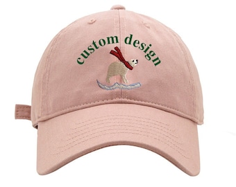 Custom Caps Embroidered Hat  Party hat Personalized caps Custom Logo/Text/Design Dad Hat Unisex Cap Vintage hat Gift for her Travel Hat